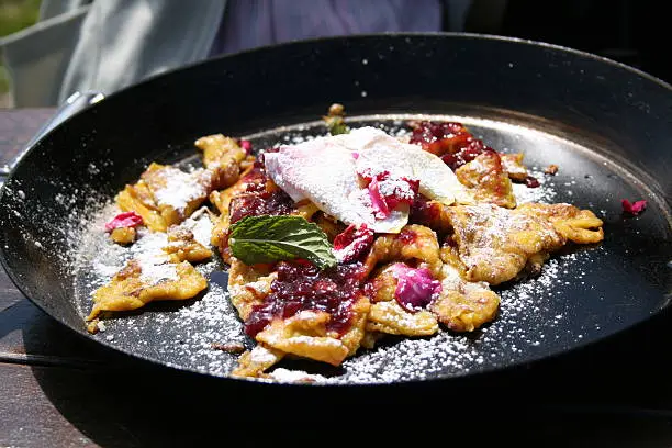 kaiserschmarrn, a traditional austrian dish