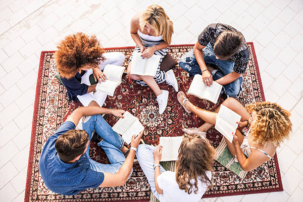 istock Friends have a public reading together 519187944