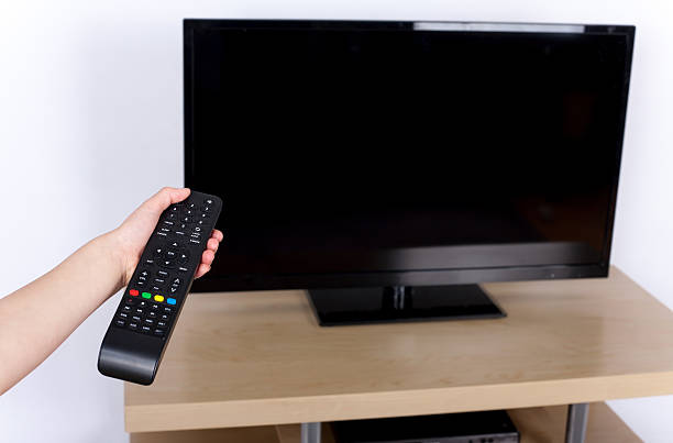 istock Turning off the TV 519189760