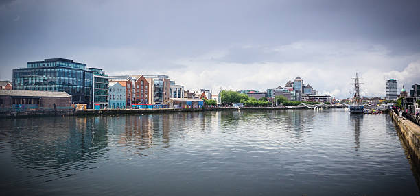 River Liffey , Dublin stock photo