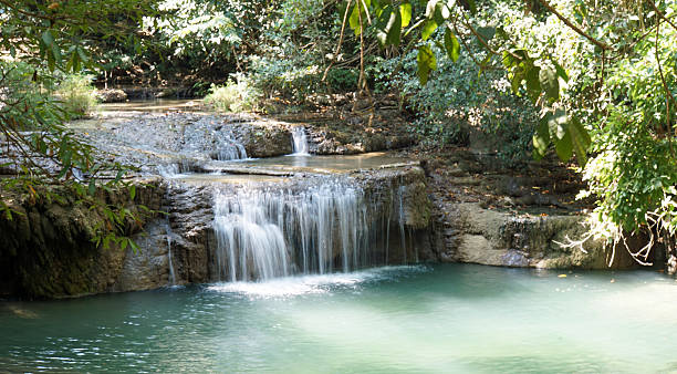 istock waterfall in erawan national park 519191260