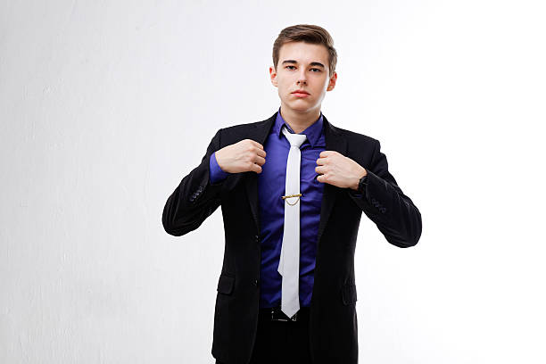 istock Young man Portrait in formal suite 519192110