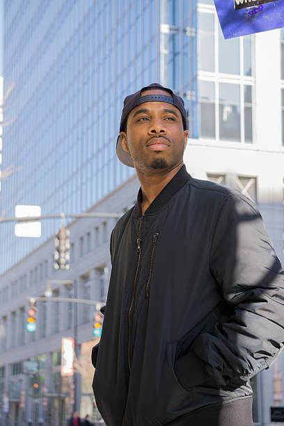 istock Young black male downtown 519194274