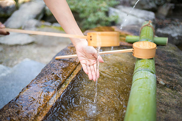 istock Ritual hand washing at a Japanese temple 519195390