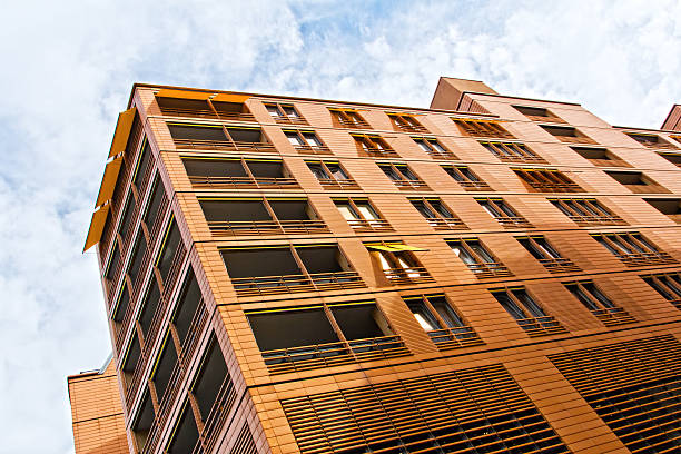 istock Modern holiday apartment building 519212179