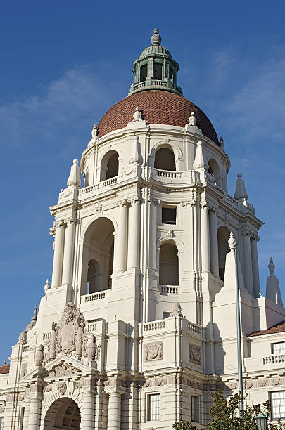 istock Pasadena City Hall Defining Dome Against Blue Clear Sky 519212921