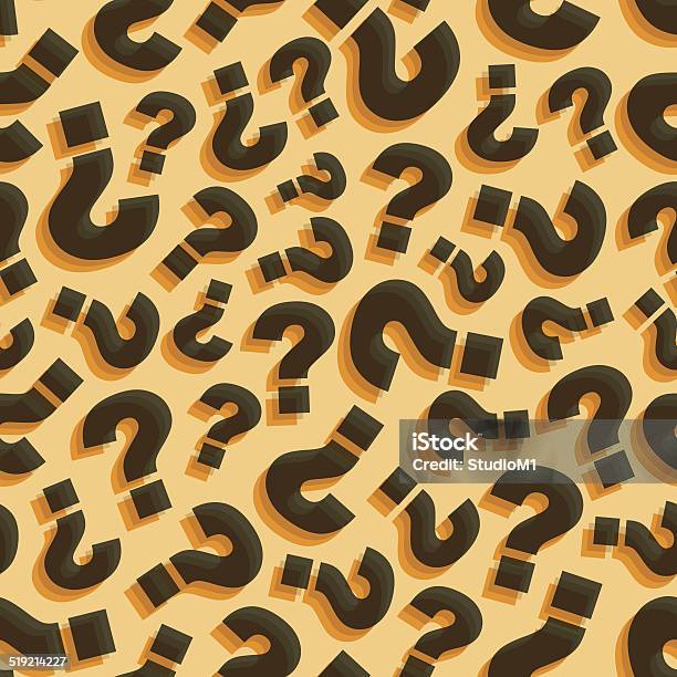 Background Questions Pattern Questions Seamless Pattern Vector Illustration Stock Illustration ...