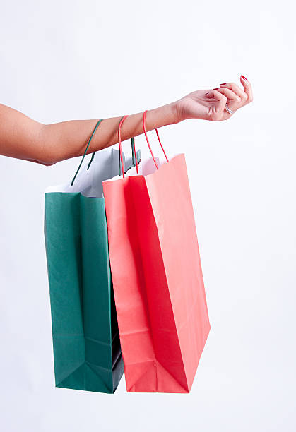 istock Woman with shopping bags 519218715