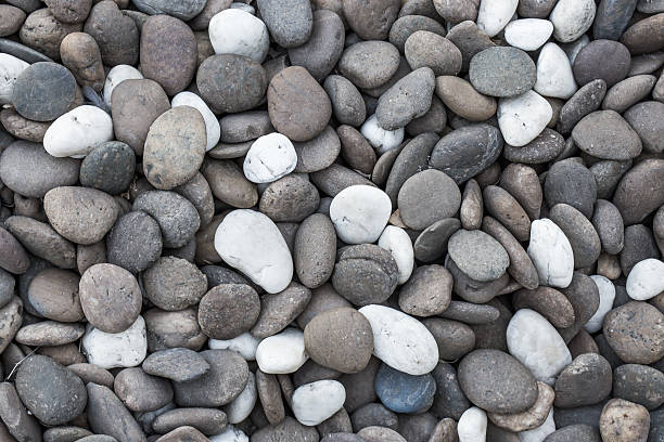 istock Sea stones background and texture 519219412