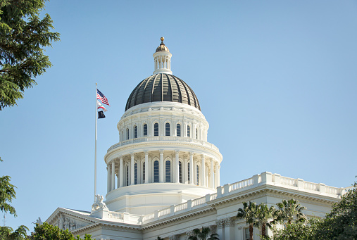 California State Capitol building in Sacramento, CA