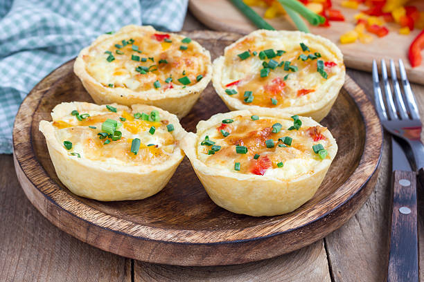 istock Mini quiche with chicken and bell pepper 519224546