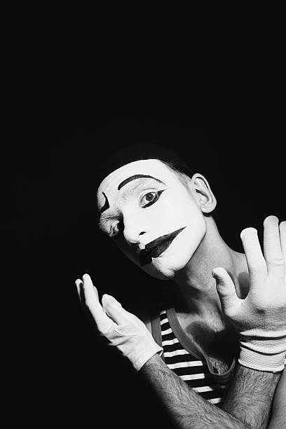 istock Portrait of sad mime 519226882