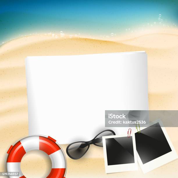 Summer Holiday Background Stock Illustration - Download Image Now - Picture Frame, Vacations, Backgrounds