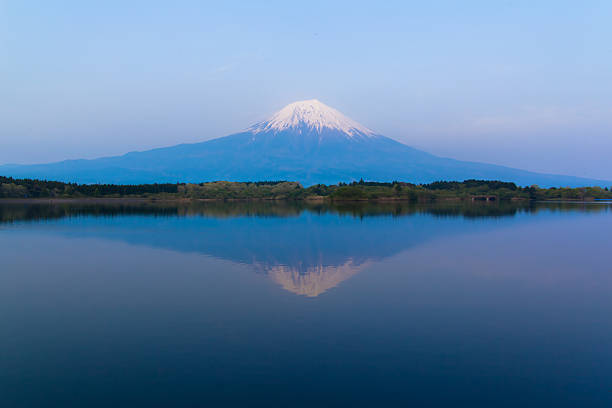 istock Inverted Mount Fuji reflected in Lake Tanukiko 519247203