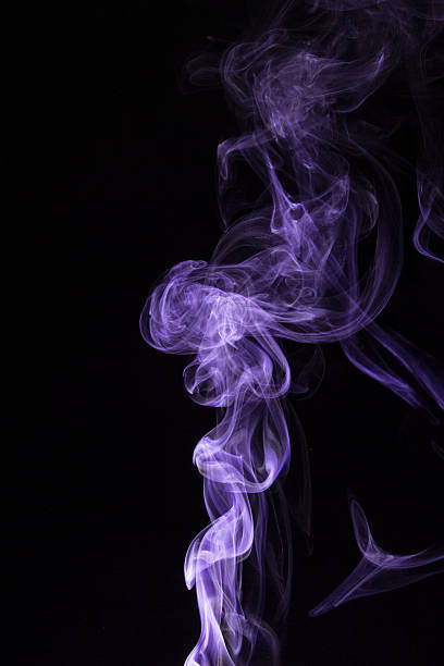 istock colorful smoke of Joss stick 519248129