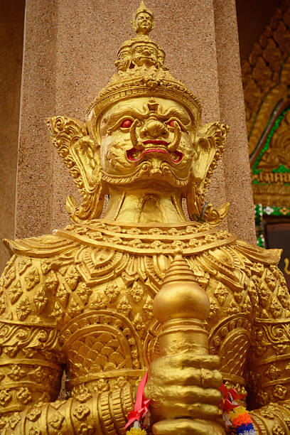 istock Golden giant statue in Thailand 519249181