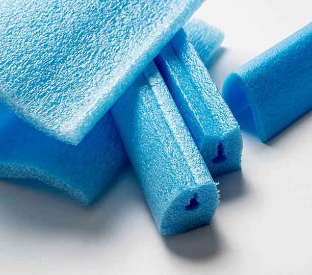Angular Of Polyethylene Foam Stock Photo - Download Image Now