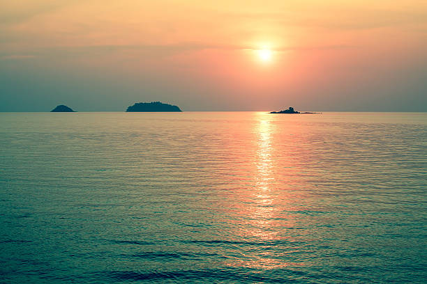 istock Beautiful sunset on the Sea coast. 519262242