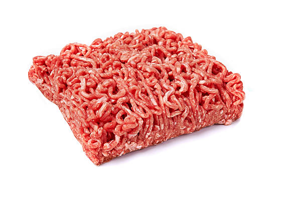meanced carne fresca. - ground beef imagens e fotografias de stock