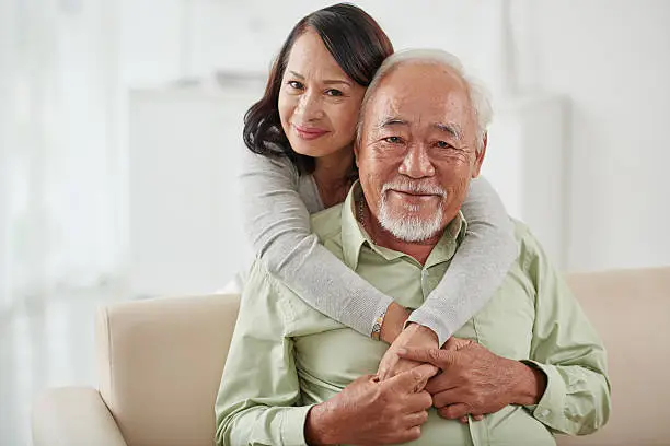 Photo of Happy aged couple