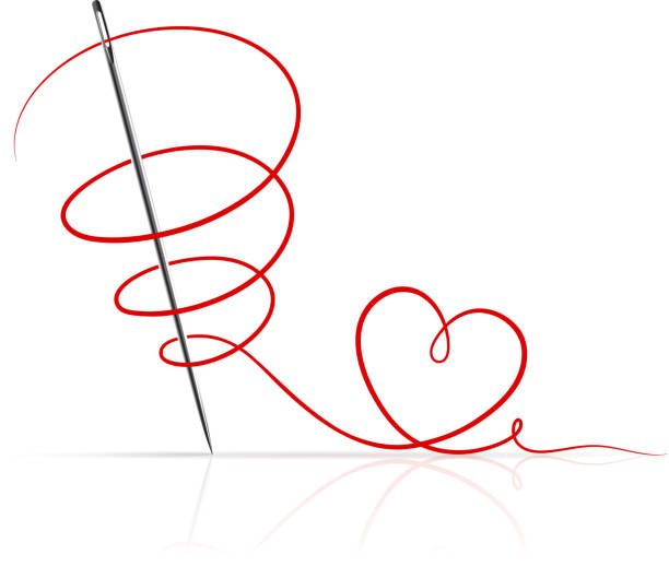 1,400+ Pin And Thread Art Stock Illustrations, Royalty-Free Vector ...