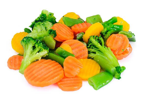 istock Steamed Vegetables Potatoes, Carrots, Cauliflower, Broccoli 519270030