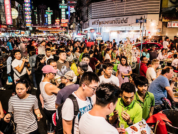 istock Crowd in Yaowarat Road Chinatown Bangkok 519271734