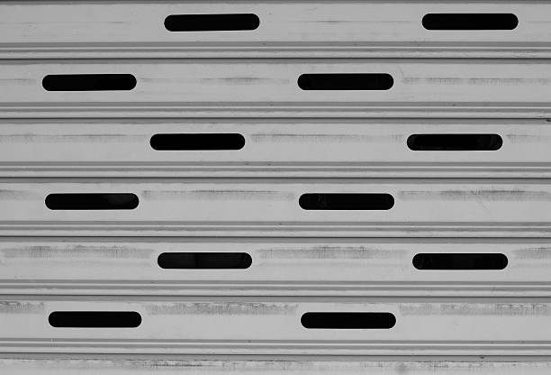 istock Galvanized iron door. Background. Grunge style. Monotone. 519272072