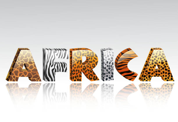 istock Word africa with animal fur and ethnic decoration 519272106