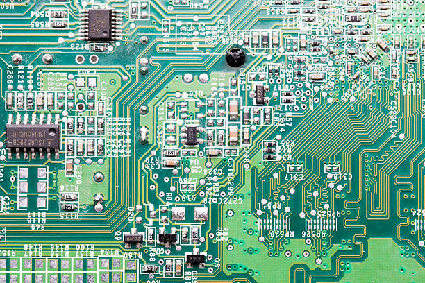 istock Close up of an electric circuit board 519274294
