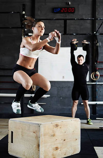istock Jump-box in gym 519275024