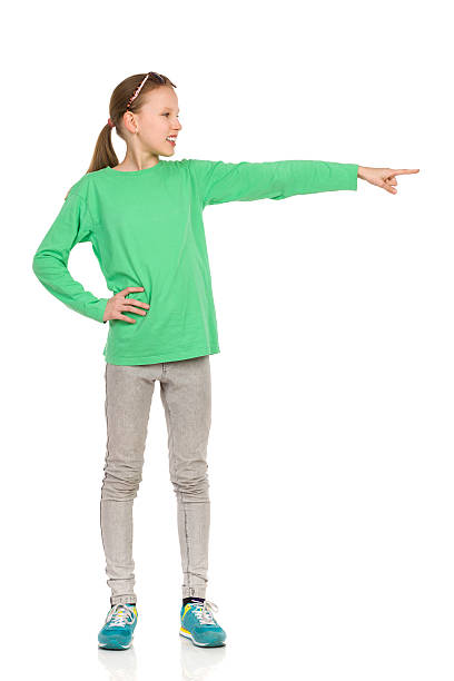 istock Casual Girl Pointing 519275318
