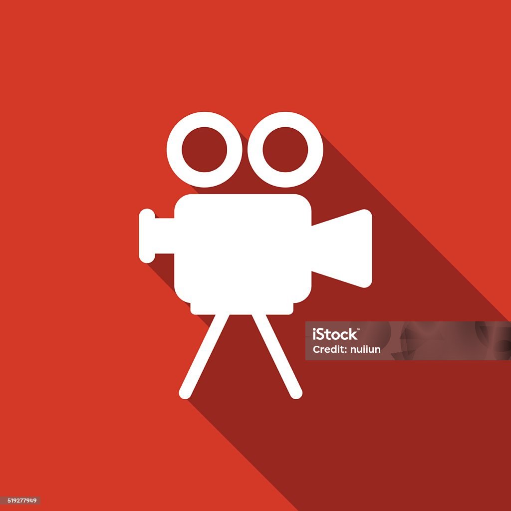 Película de cámara icono - arte vectorial de Actividad libre de derechos