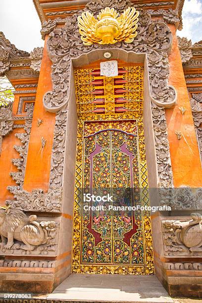 Door Of A Hindu Temple Stock Photo - Download Image Now - Bali, Balinese Culture, Body Paint