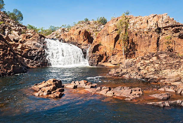 edith falls, australia - catharine foto e immagini stock