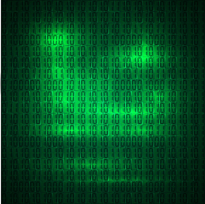 Hexadecimal Computer Code Vector Background Stock Illustration ...