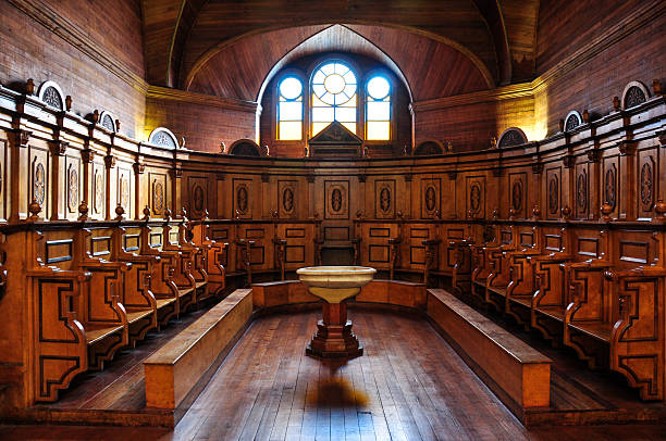 istock Gorgeous Colored and Wooden Churches, Chiloe Island, Chile 519282377
