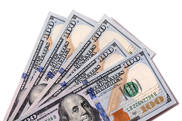 istock Fan of $100 bills isolated 519282731