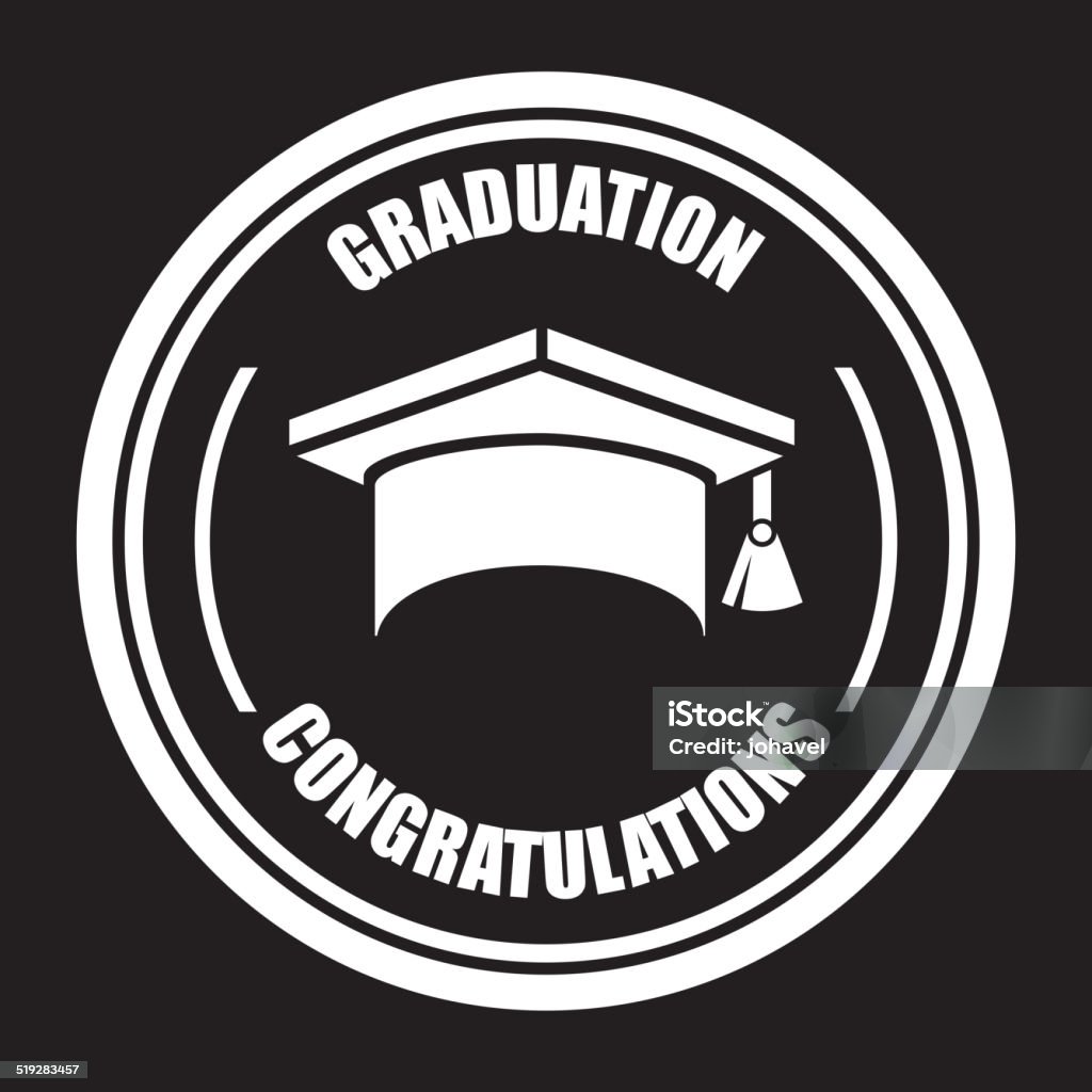 Gradury Design Graduation Design Stock Illustration - Download Image Now - Aspirations ...