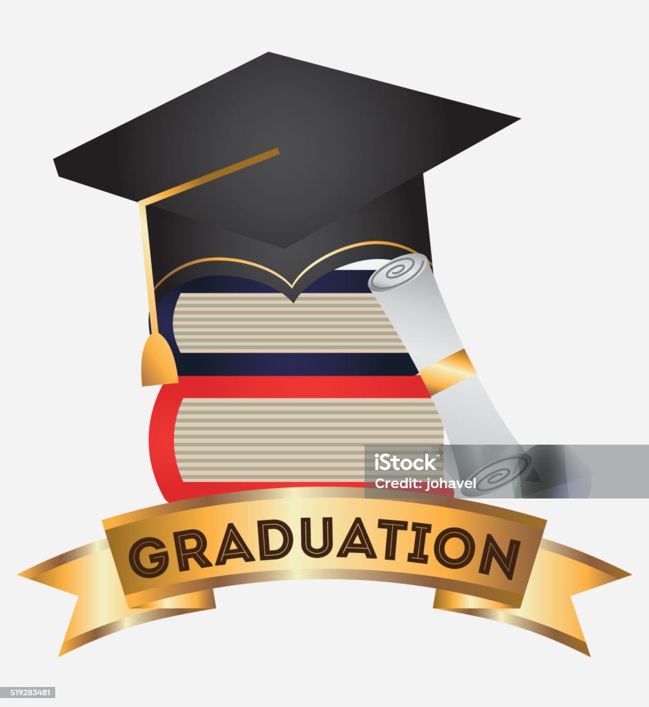 Gradury Design Graduation Design Stock Illustration - Download Image Now - Aspirations ...