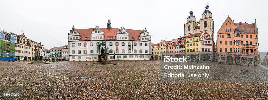 Der Hauptplatz von Luther Stadt Wittenberg in Deutschland - Lizenzfrei Christentum Stock-Foto