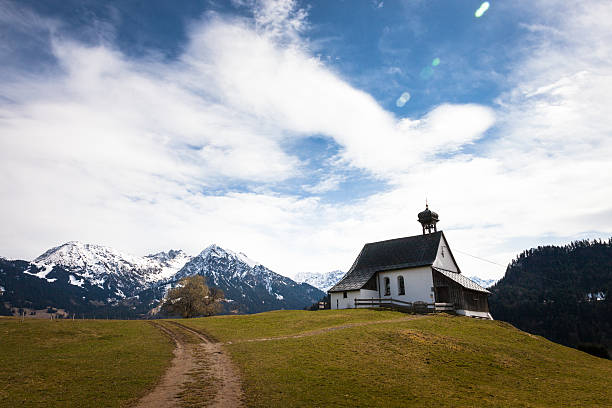 istock Christian chapel in the mountains 519309518