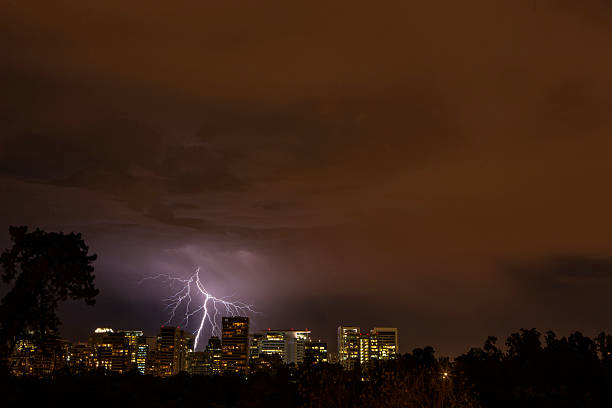 istock Electric storm in Santiago, Chile 519313782