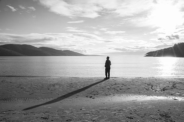 istock Silhouette of a man casting a long shadow 519314332
