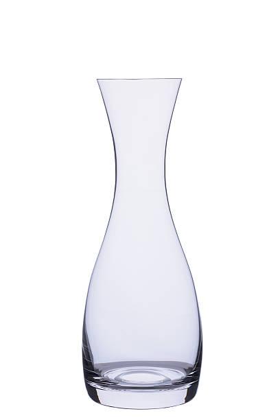 istock Glass carafe empty insulated on white 519316918