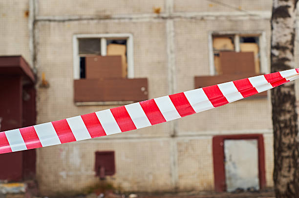 istock Do not cross ribbon 519317756