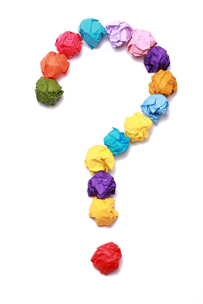 istock Question Mark Made of Paper Balls 519322961