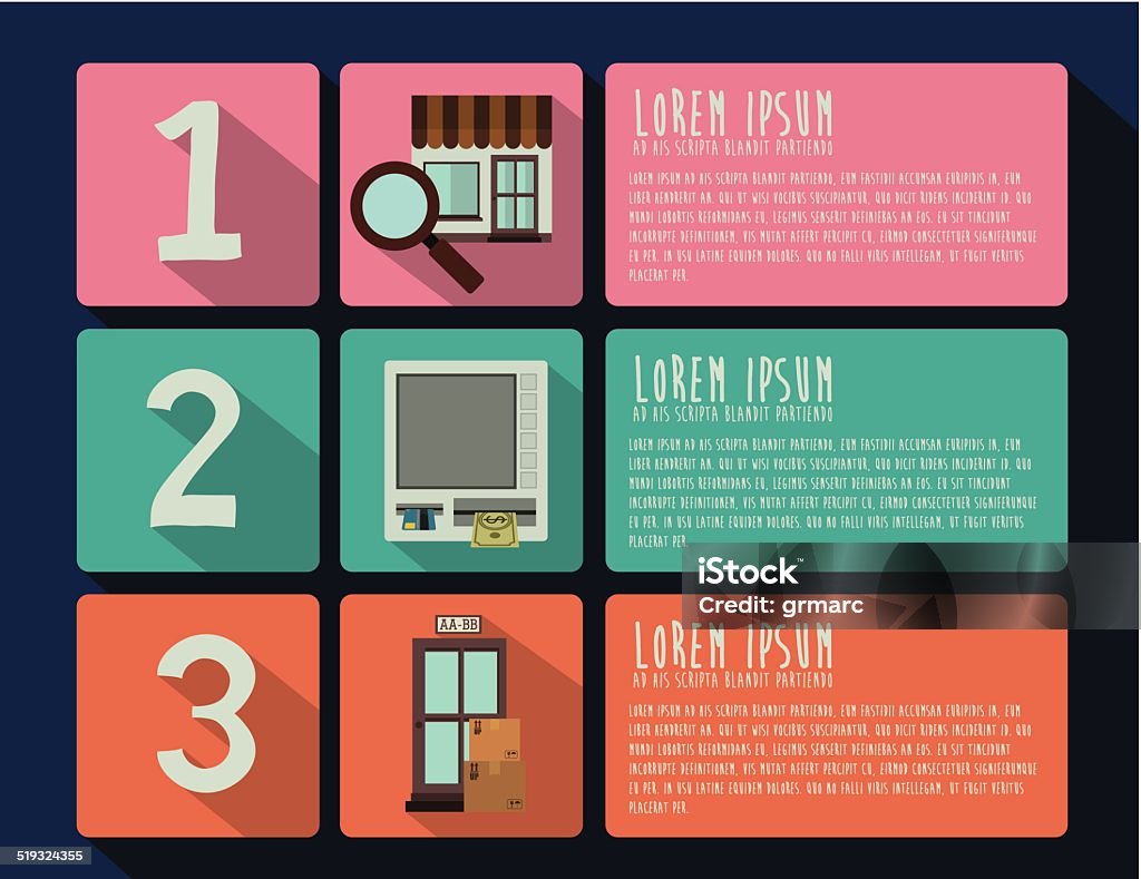 Infographic Design Examples Blue Infographics Design Stock Illustration - Download Image Now - Abstract ...