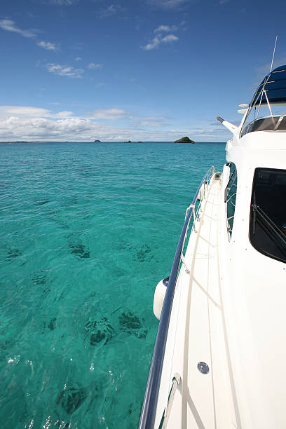 istock side of motor yacht 519326259