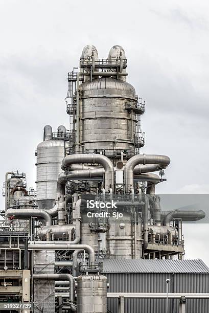 Power Plant Stock Photo - Download Image Now - Air Pollution, Carbon Dioxide, Chemical Plant